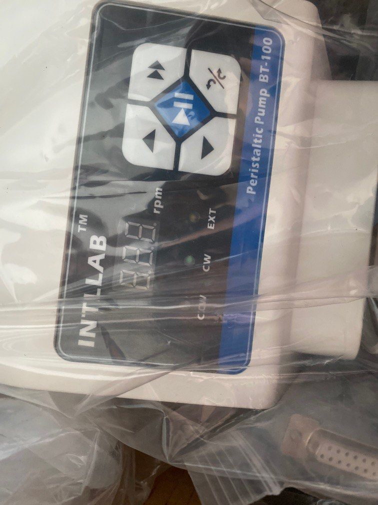 INTLLAB BT100 Variable Speed Peristaltic Pump with Pump Head YZ15, Flow