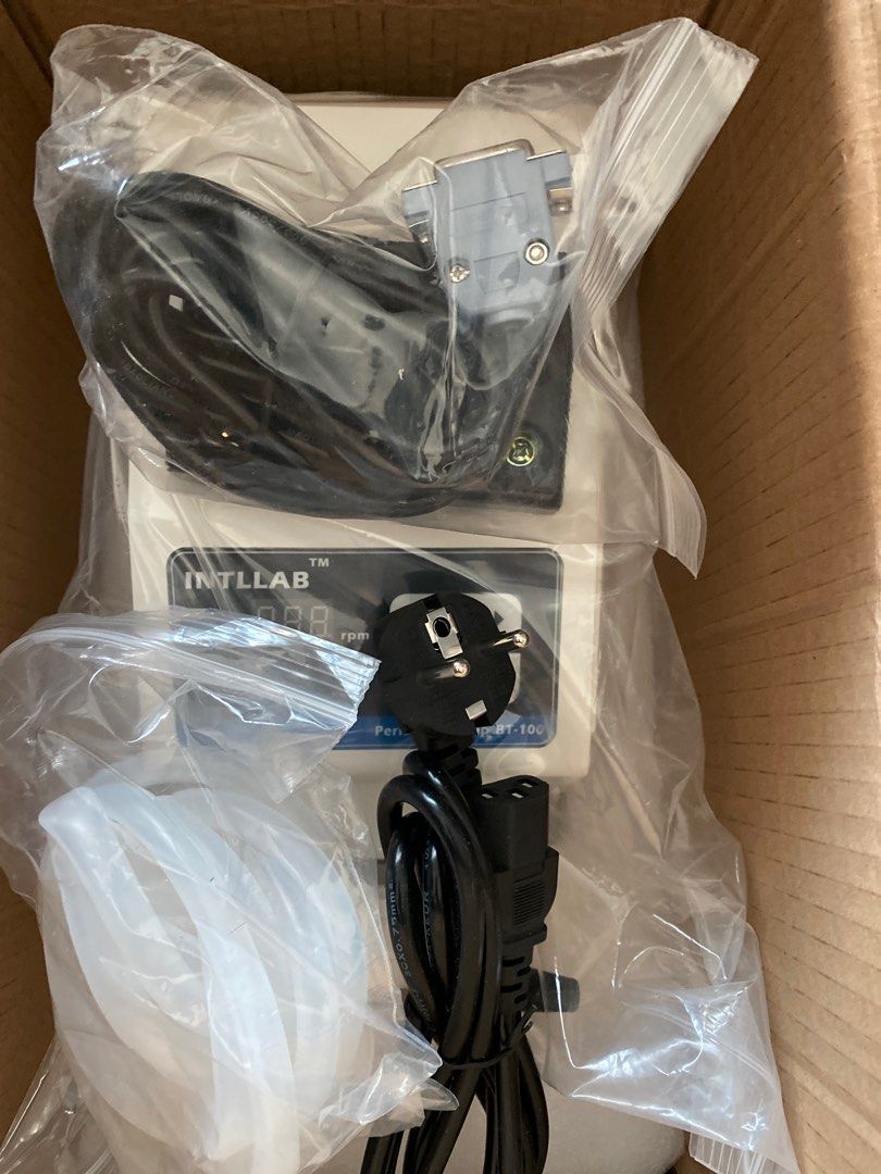 INTLLAB BT100 Variable Speed Peristaltic Pump with Pump Head YZ15, Flow ...