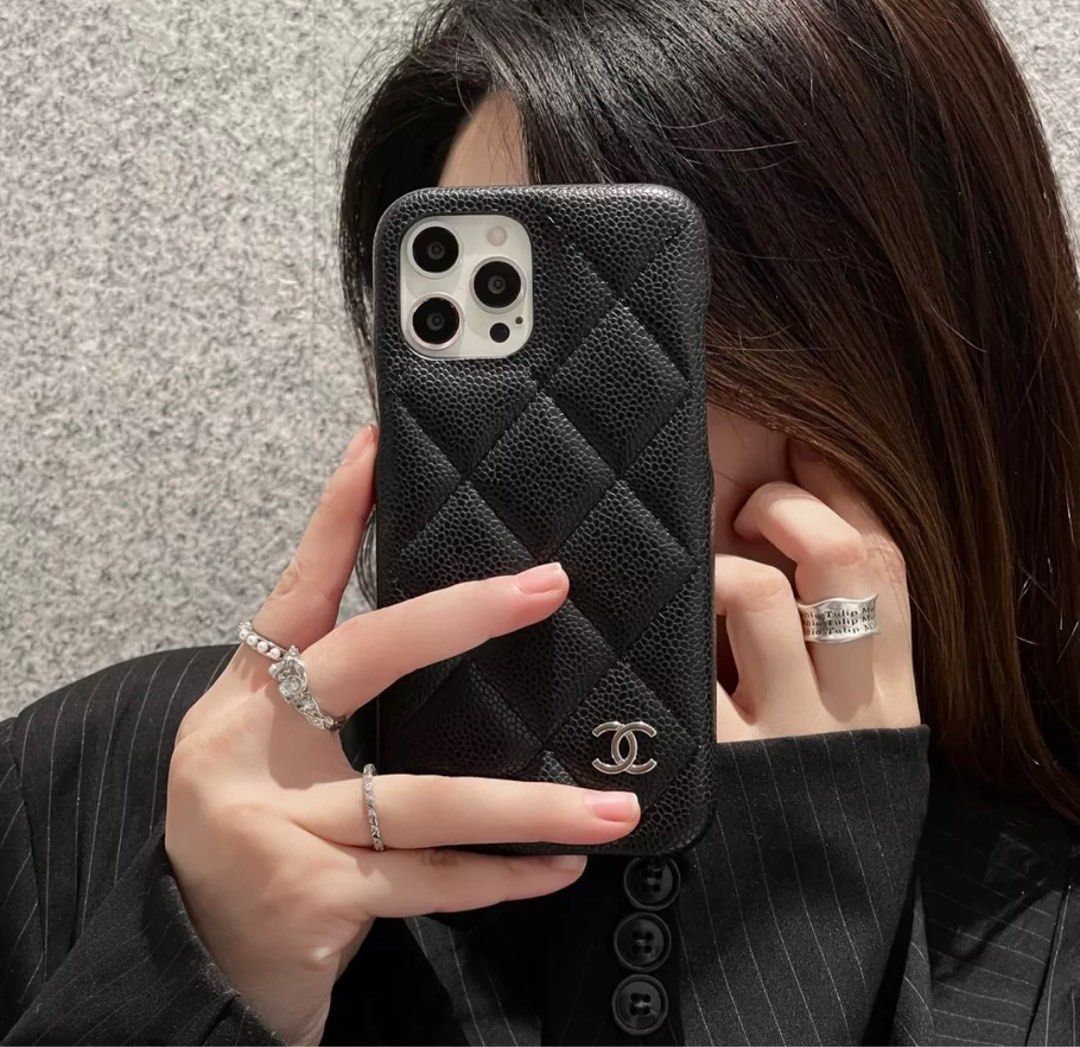 Iphone 14 Case (Chanel Black)