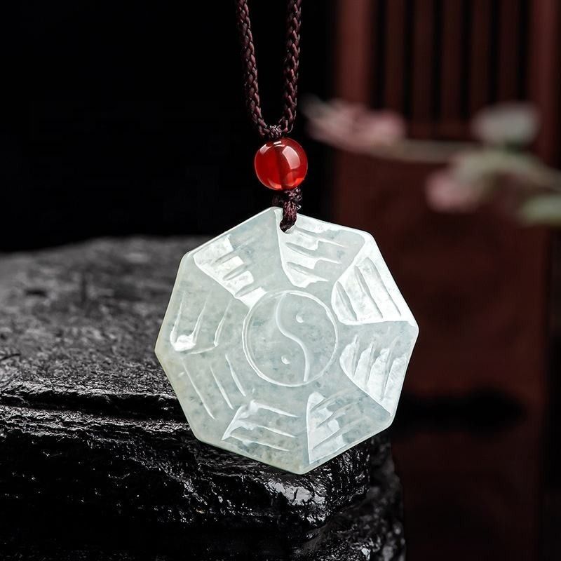 Chinese jade pendant necklace top