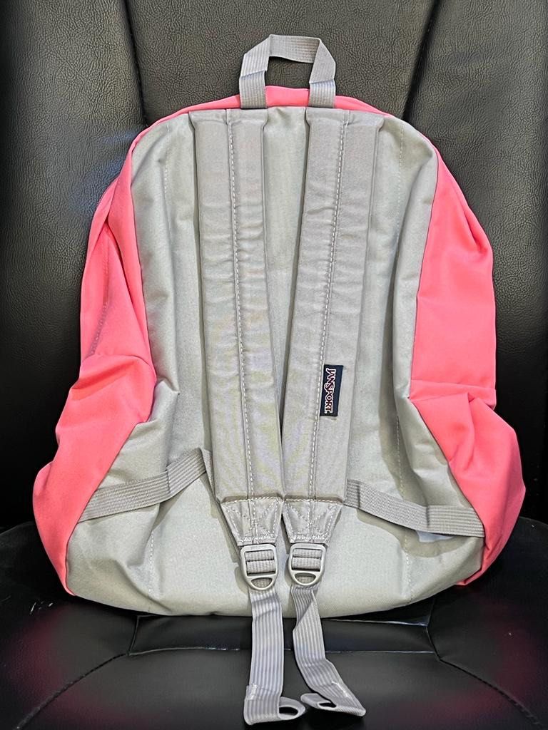 Jansport Superbreak Strawberry Pink, Barang Mewah, Tas & Dompet di