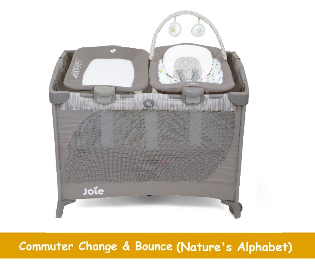 Joie Commuter Change & Bounce Travel Cot, Babies & Kids, Baby Nursery