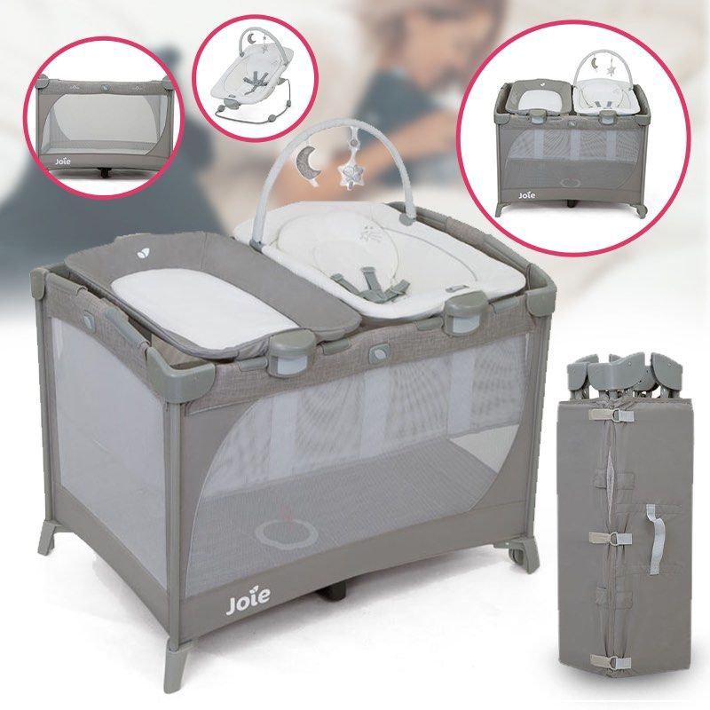 Joie Commuter Change & Bounce Travel Cot, Babies & Kids, Baby Nursery