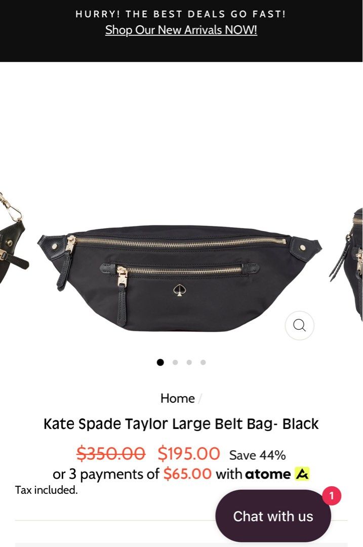 Kate spade taylor shop large belt bag