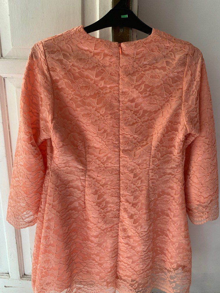 Kebaya Brokat Warna Peach on Carousell