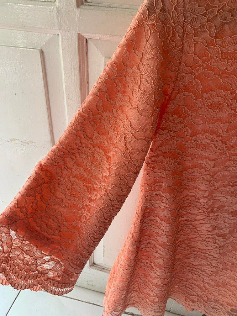 Kebaya Brokat Warna Peach on Carousell