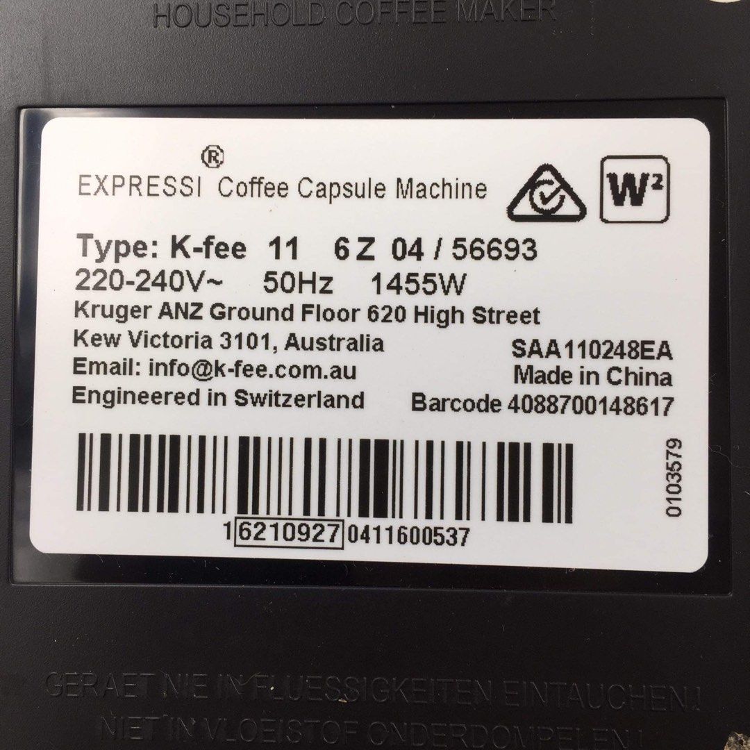 KFREE EXPRESSI Limited Edition Coffee Capsule Machine Coffee Machine