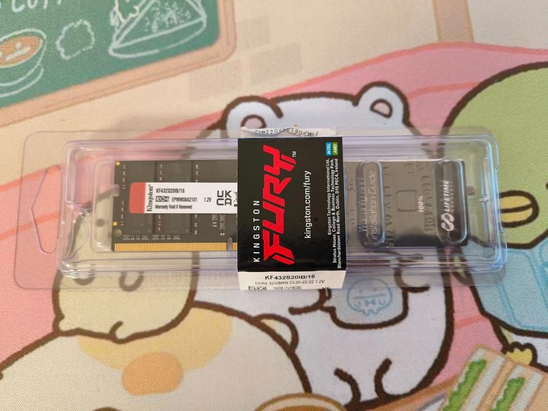 Kingston Fury DDR4 Sodium RAM 3200Mz 16GB 99.99999 new