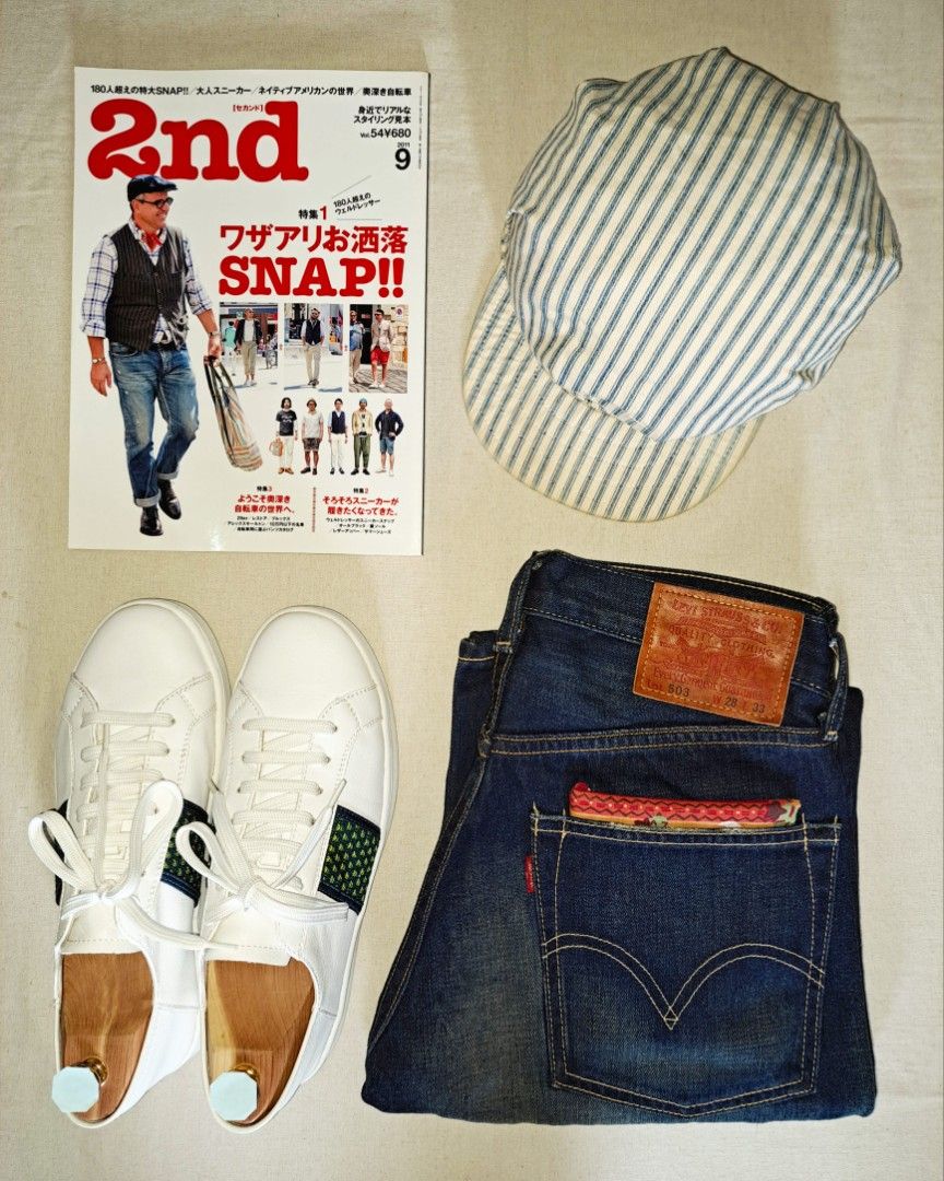 Levis 503 vintage washed denim 男裝28