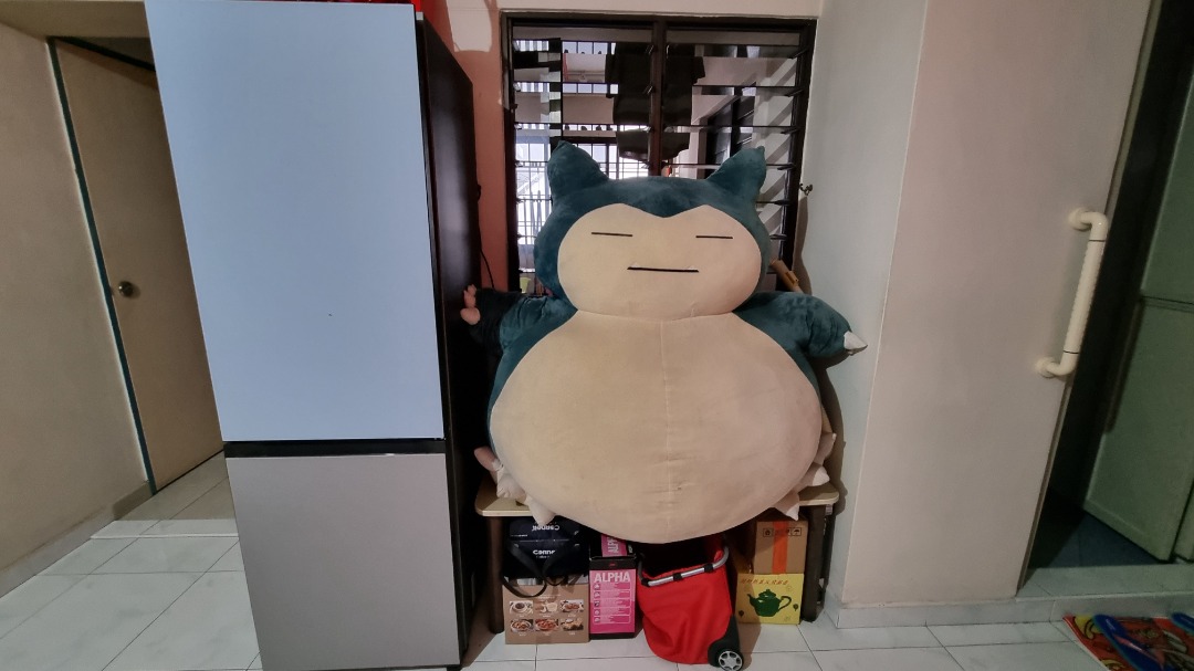 Lifesize Snorlax Bean Bag, Furniture & Home Living, Home Decor