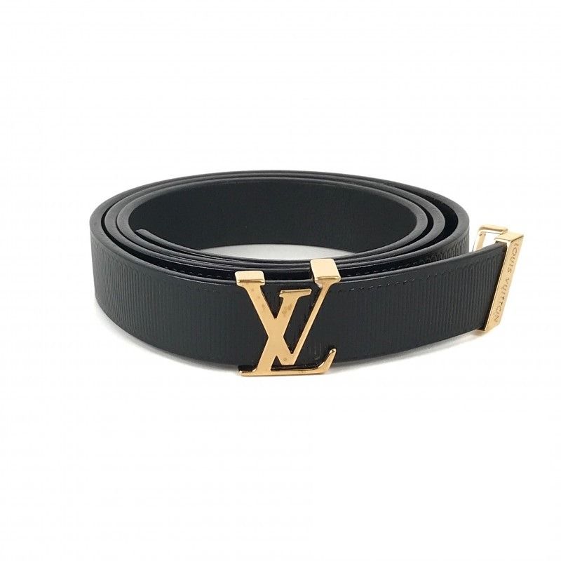 Louis Vuitton Belt (Shiny Black), Luxury, Accessories on Carousell