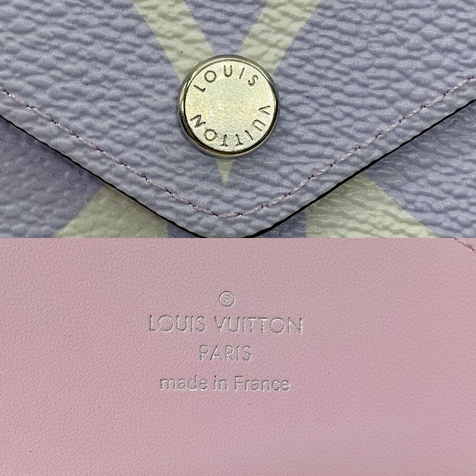 Louis Vuitton Damier Azur Kirigami Damier Azur Bag Charm and Key Holder, Grey, One Size