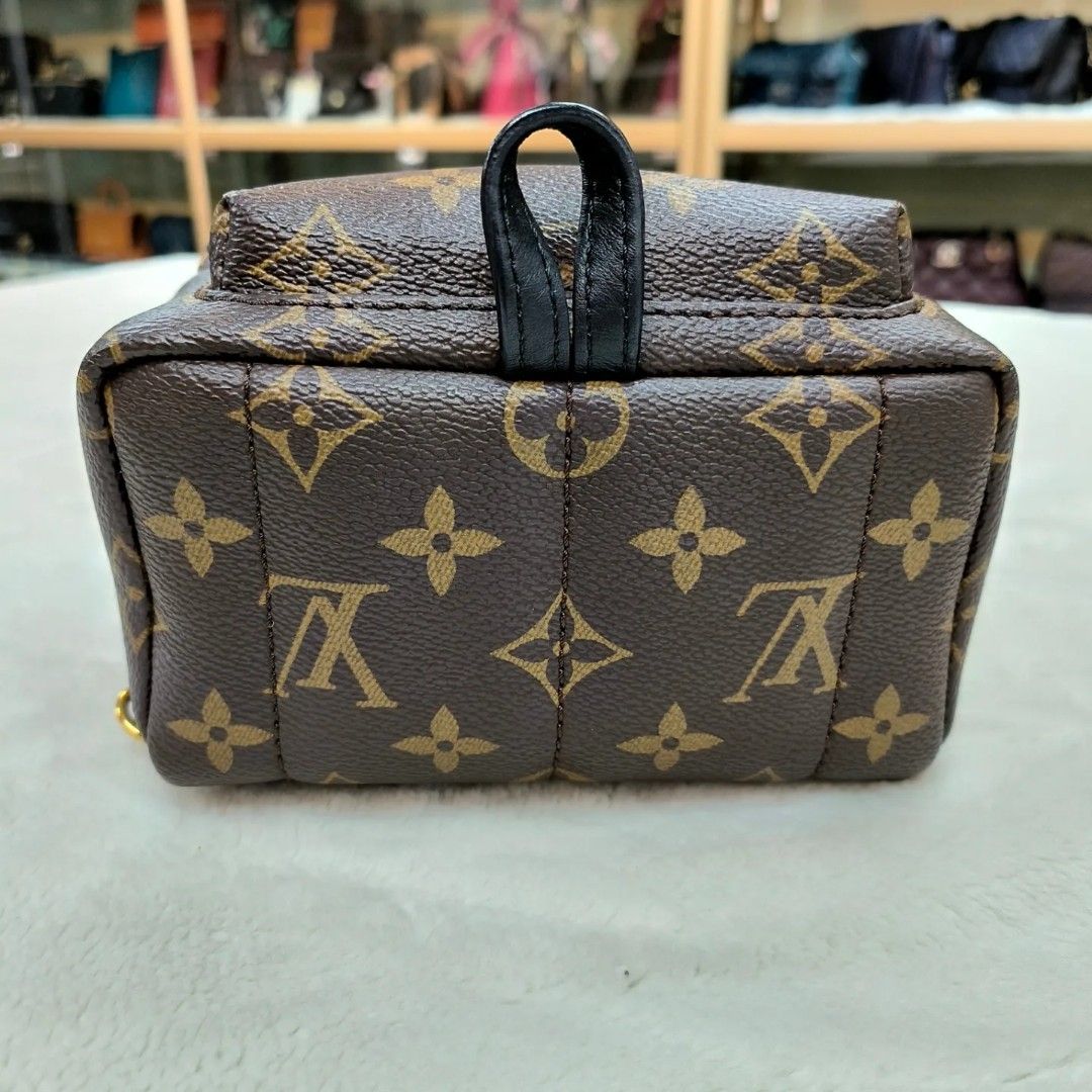 Louis Vuitton Ebene Reverse Monogram Coated Canvas Mini Palm