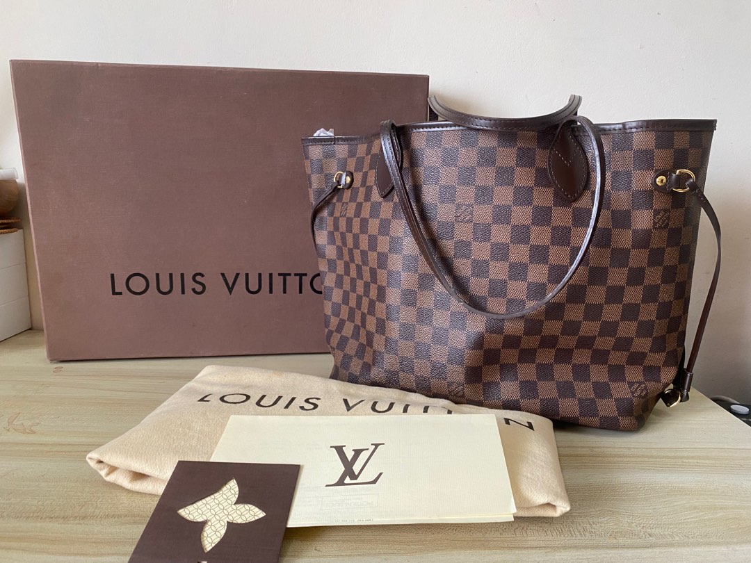 Louis Vuitton PM Neverfull Damier Ebene VI 0049 w/box and dustbag