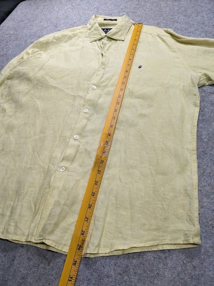 LP Louis Philippe Sports Luxury Premium Linen Long Sleeve Jermyn Fit 