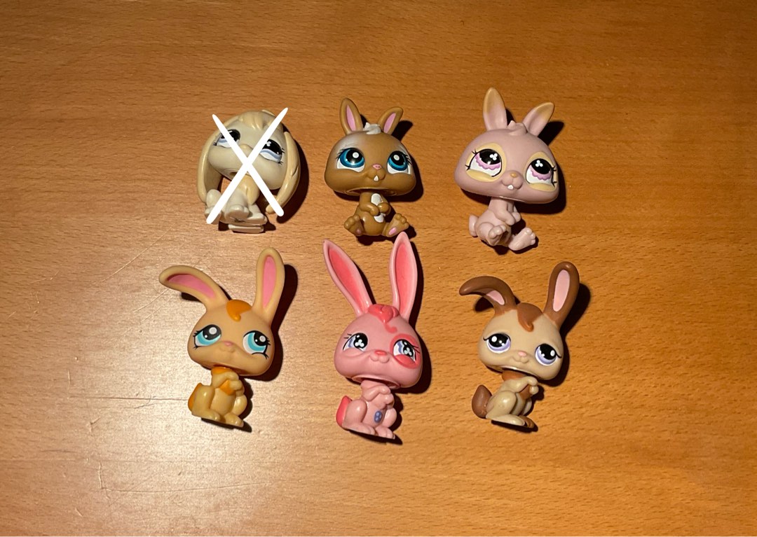 LPS Littlest Pet Shop Assorted Rabbits Hobbies Toys Toys