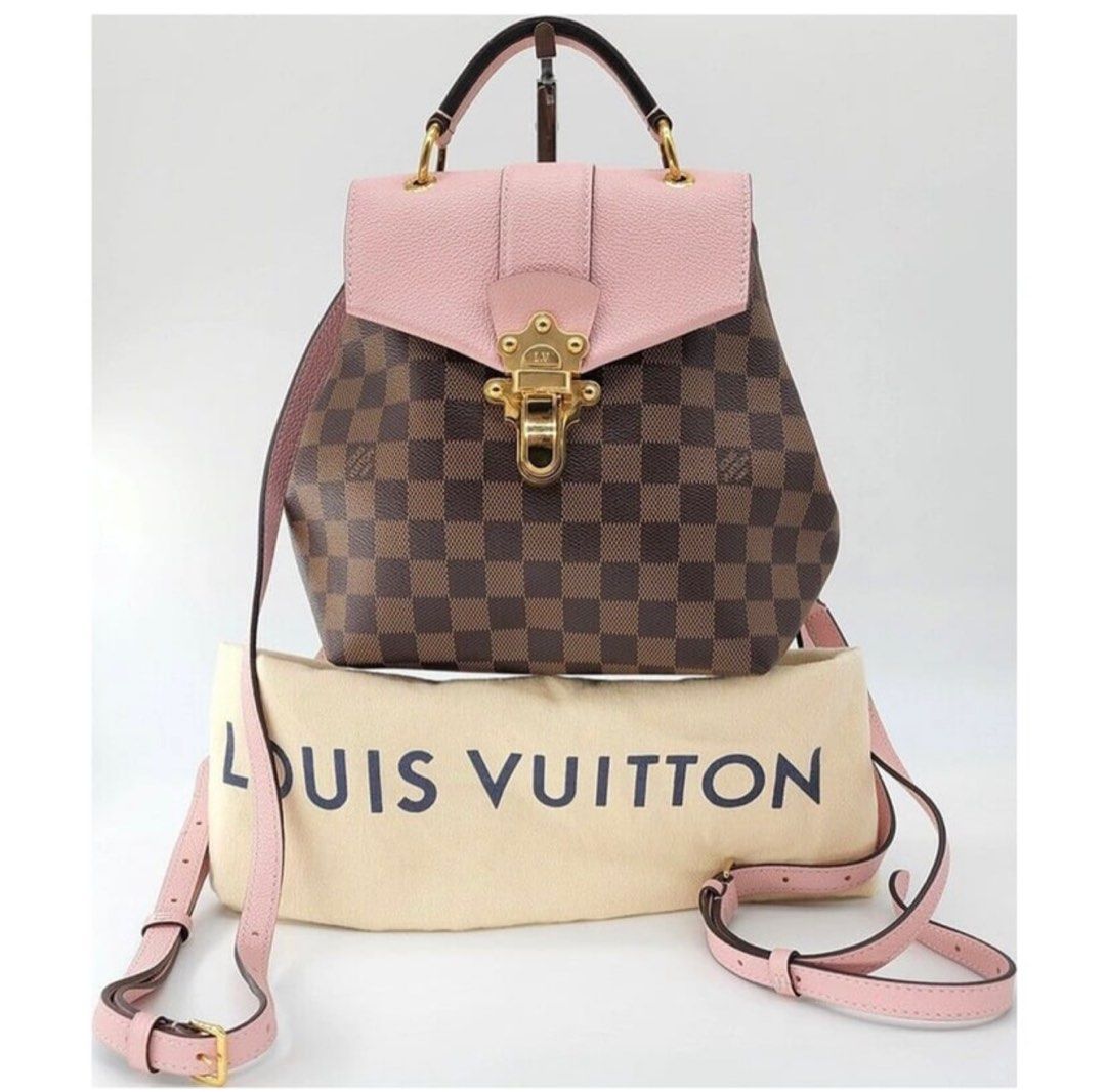 Japan Surplus LV Clapton Backpack pink mahina leather, Luxury, Bags &  Wallets on Carousell