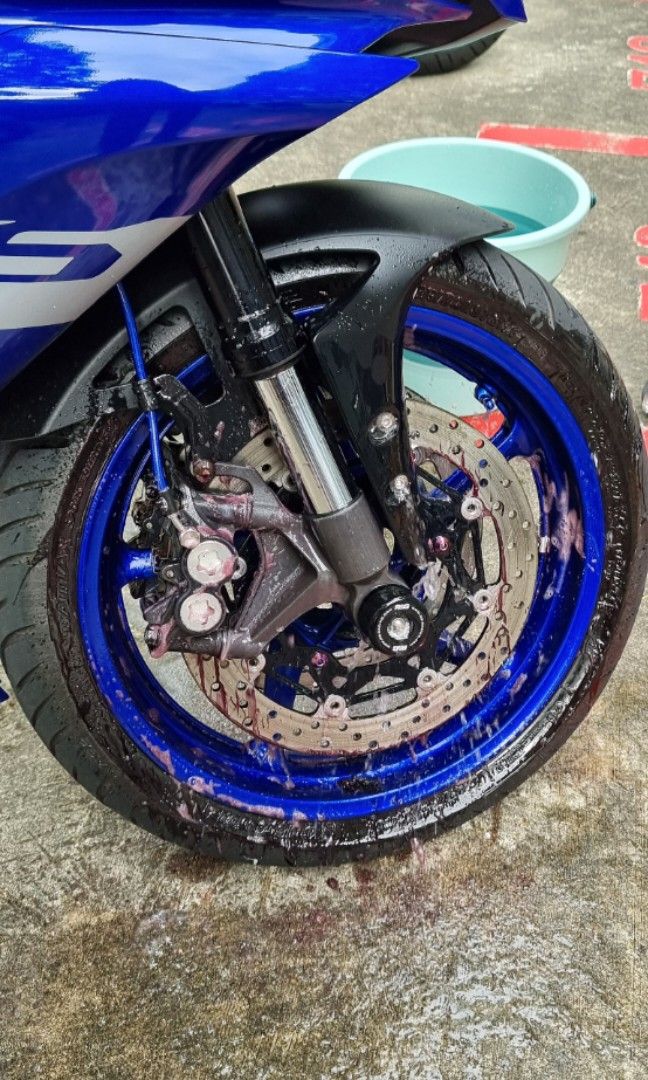 Maintenance Wash Yamaha R6, Motorcycles, Motorcycle Accessories on