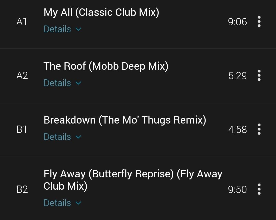 MARIAH CAREY MY ALL / BREAKDOWN 12