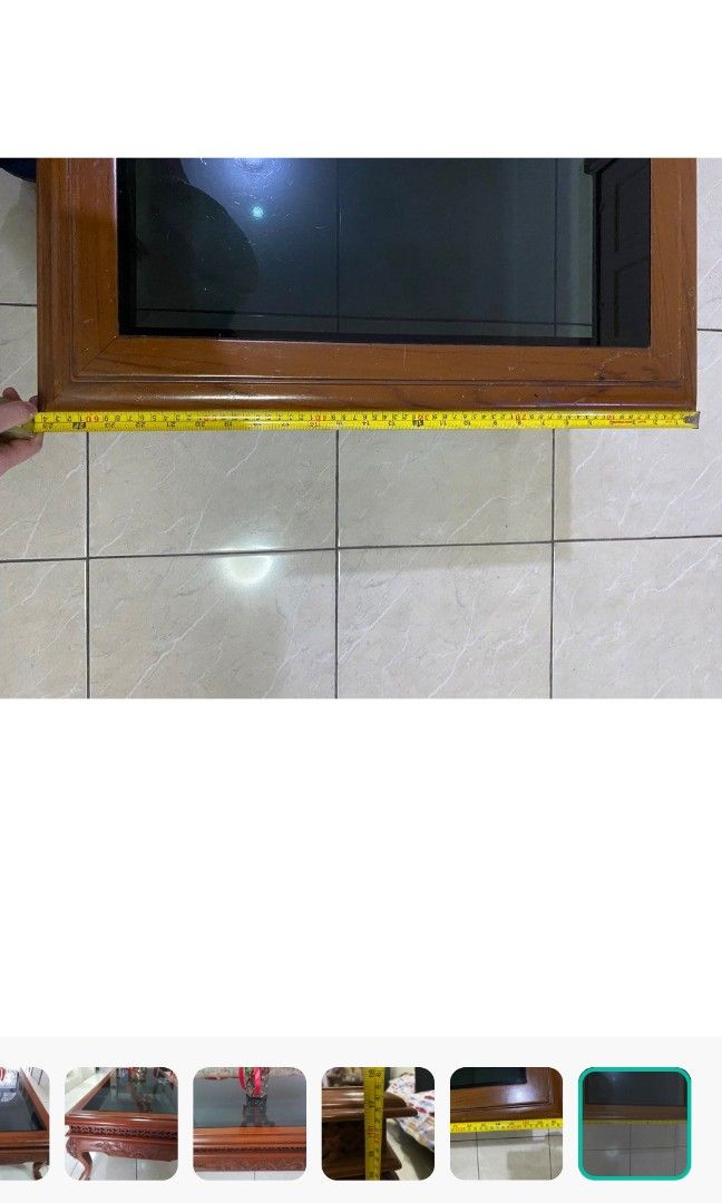 Meja Ruang tamu kayu jati, Perabotan Rumah di Carousell