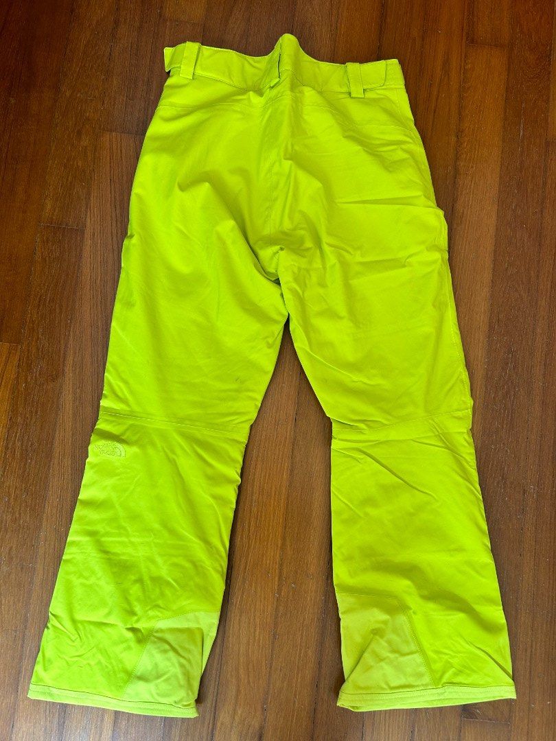 North face yellow ski on sale pants