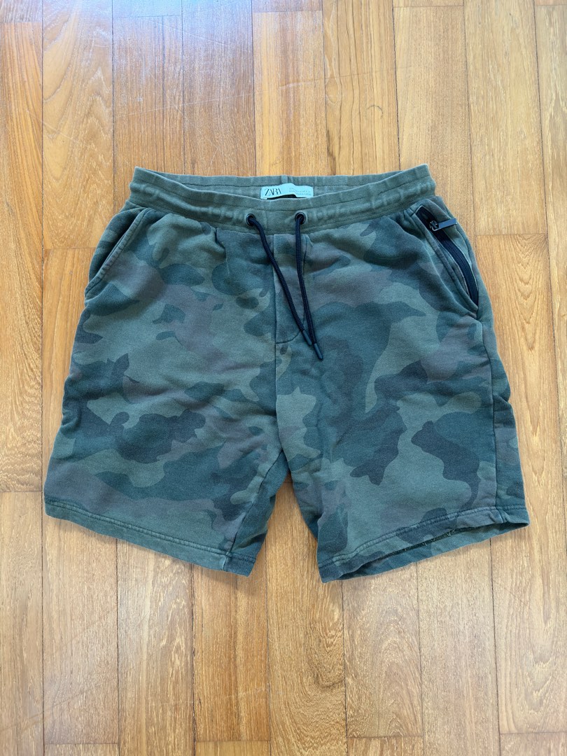 Zara store camo shorts
