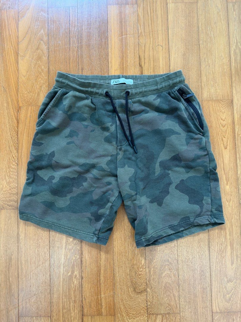 Zara camo shorts new arrivals