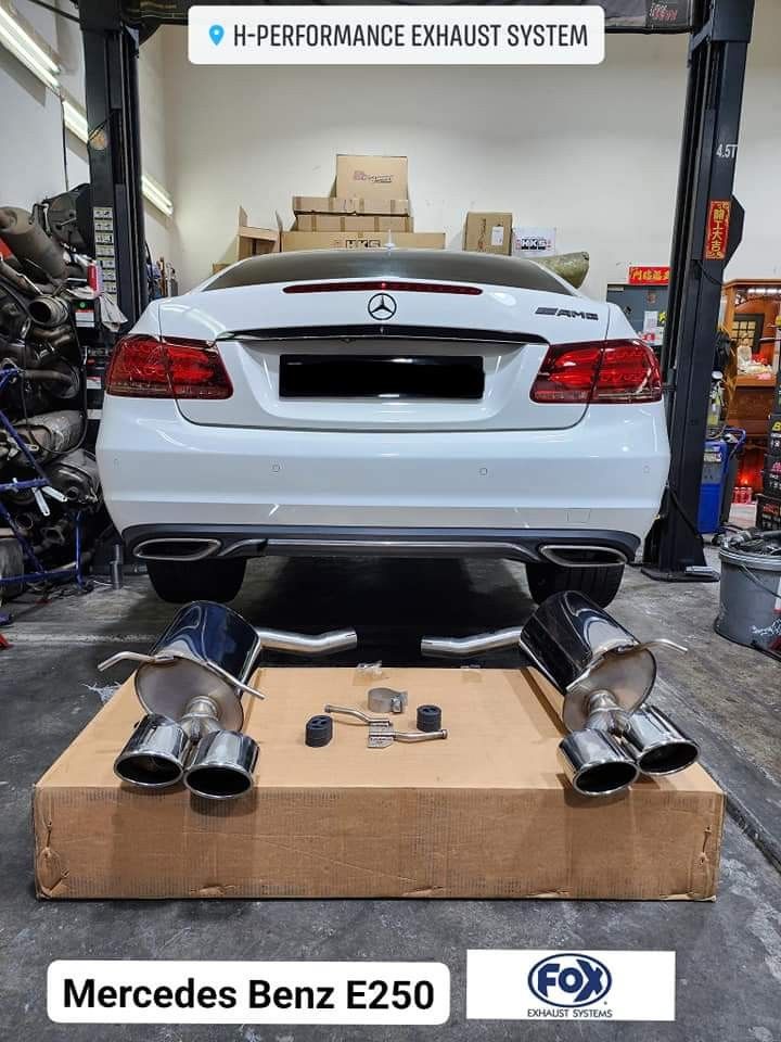 Mercedes Benz E250 Coupe W207 Upgrade Fox Sport Exhaust System Car mercedes-benz-e250-coupe-w207-upgrade-fox-sport-exhaust-system-car