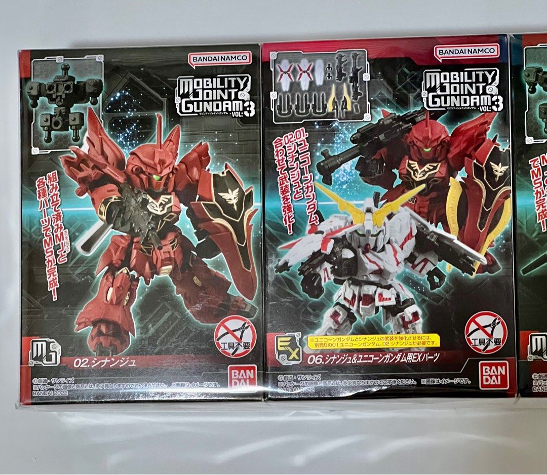 Mobility Joint Gundam Vol. 3 Unicorn and Sinanju Full Set, Hobbies