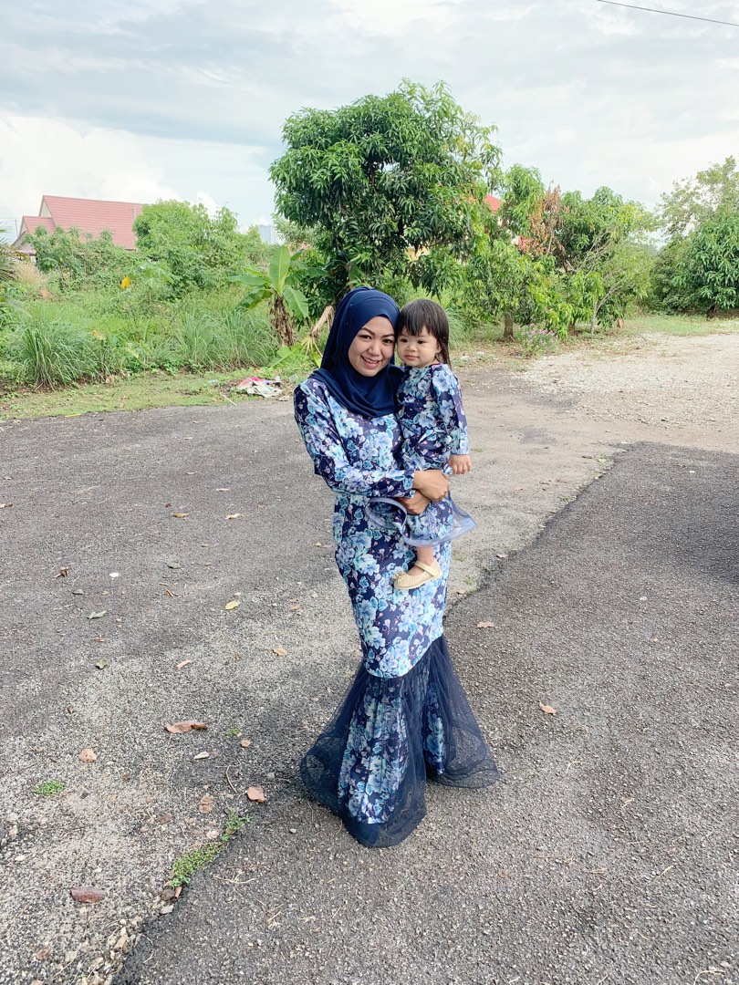 Mother daughter baju kurung sales