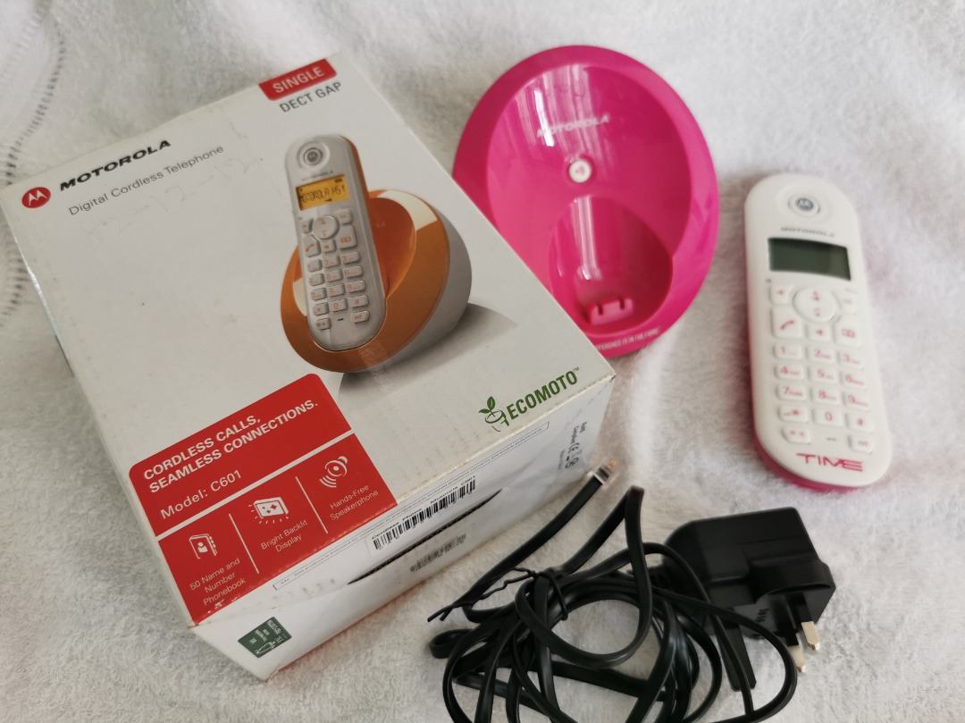 Motorola digital cordless telephone C601, TV & Home Appliances, Other