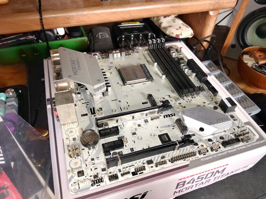MSI B450M MORTAR TITANIUM, Computers & Tech, Parts & Accessories ...