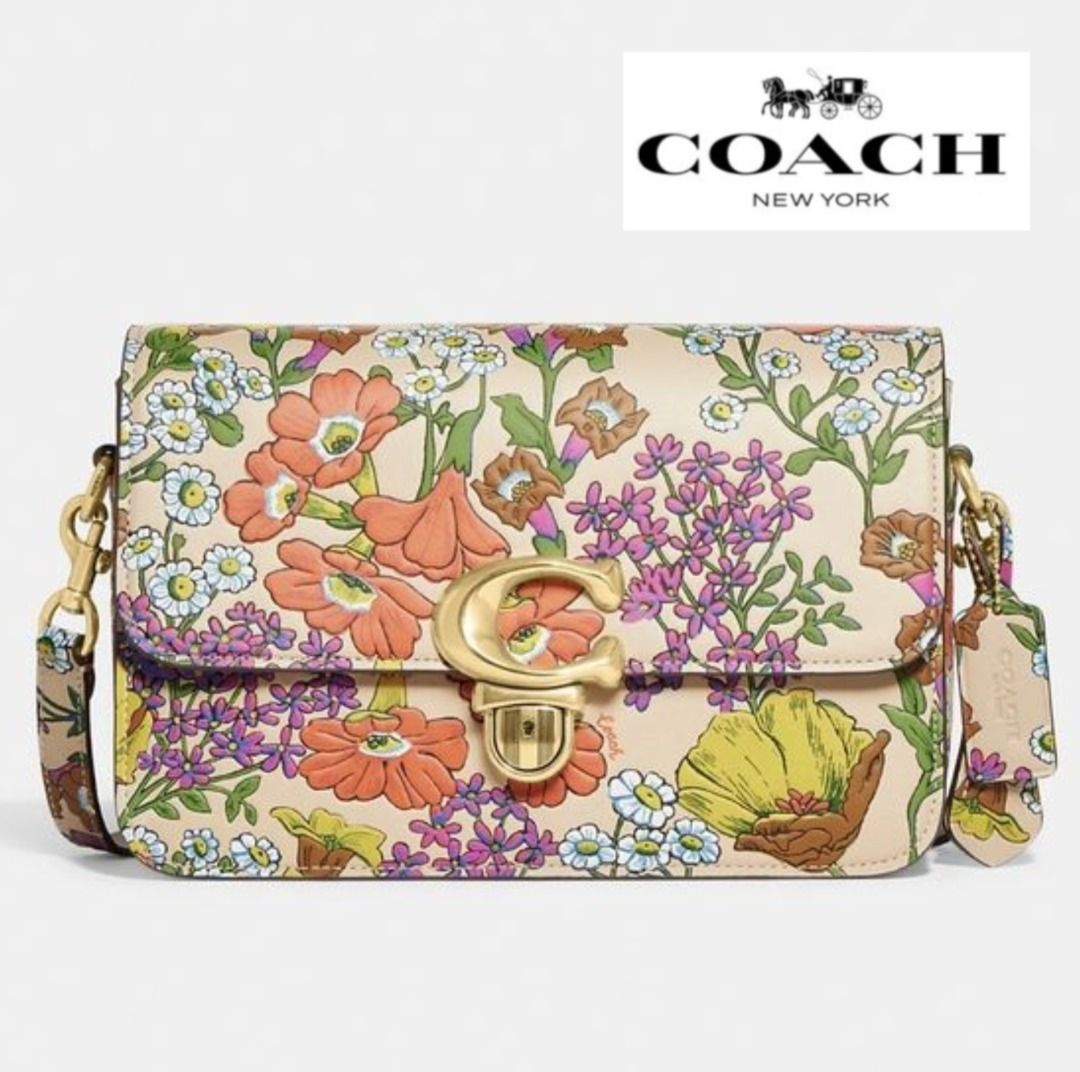 New Coach Original Limited Edition Collection Flower Printed Tabby