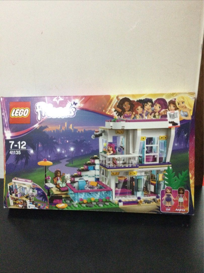 New LEGO friends 41135 levi pop star house with swimming pool