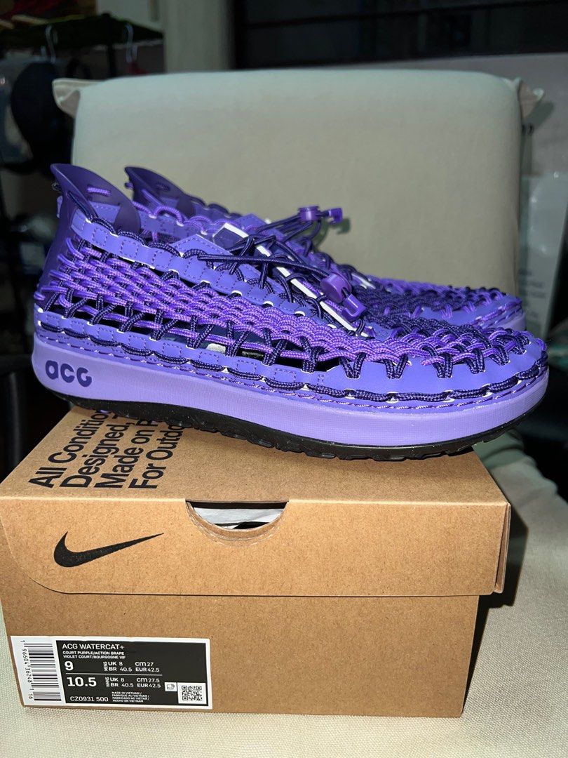 Nike Acg Watercat   size 9 court purple on Carousell