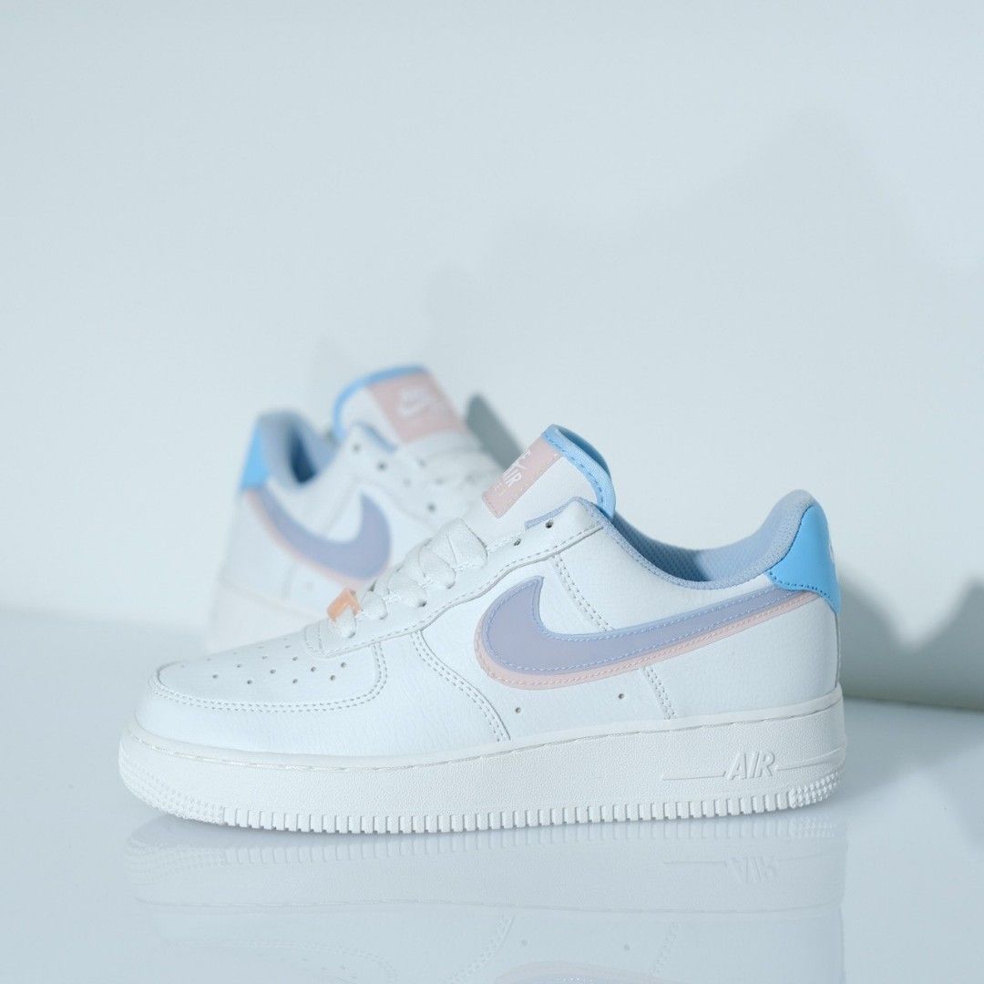 Nike Air Force 1 Low LV8 Double Swoosh Light Armory Blue for Women