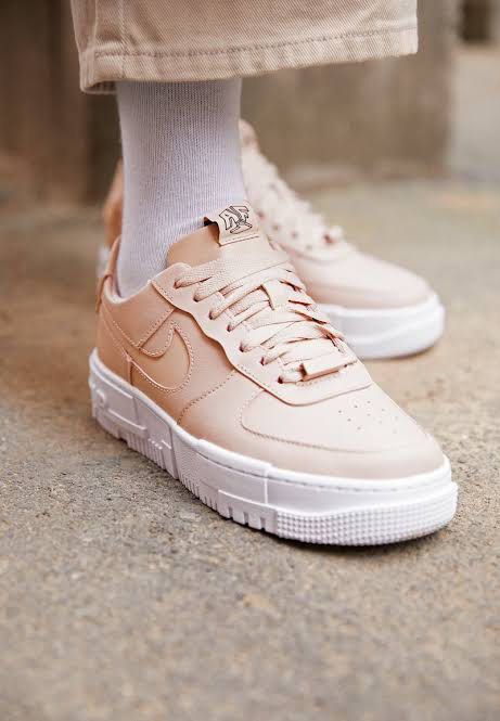 nike air force particle beige