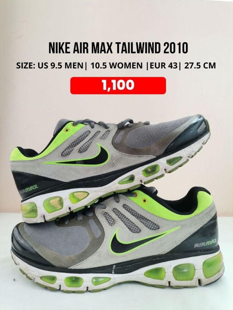 Nike Air Max Tailwind 2010 Size 9.5 Men 10.5 Women Men s