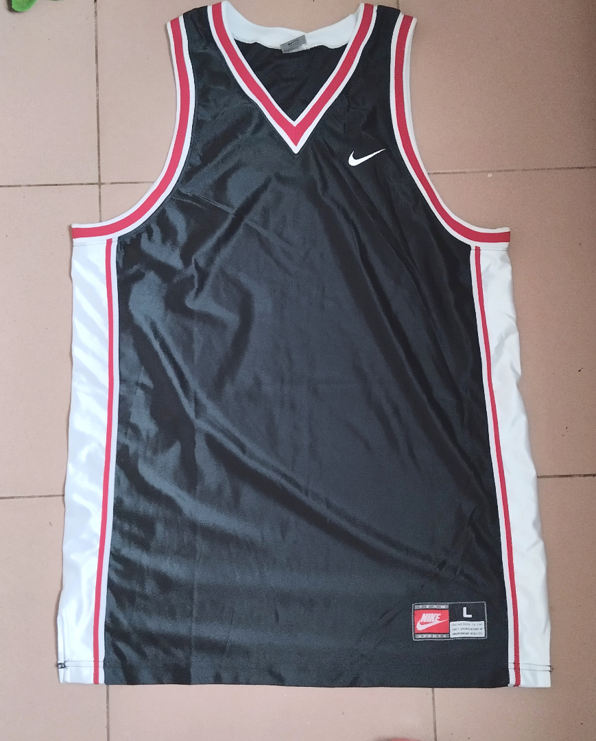 NIKE BASKETBALL JERSEY 復古亮面球衣, 他的時尚, 休閒運動服飾在旋轉拍賣