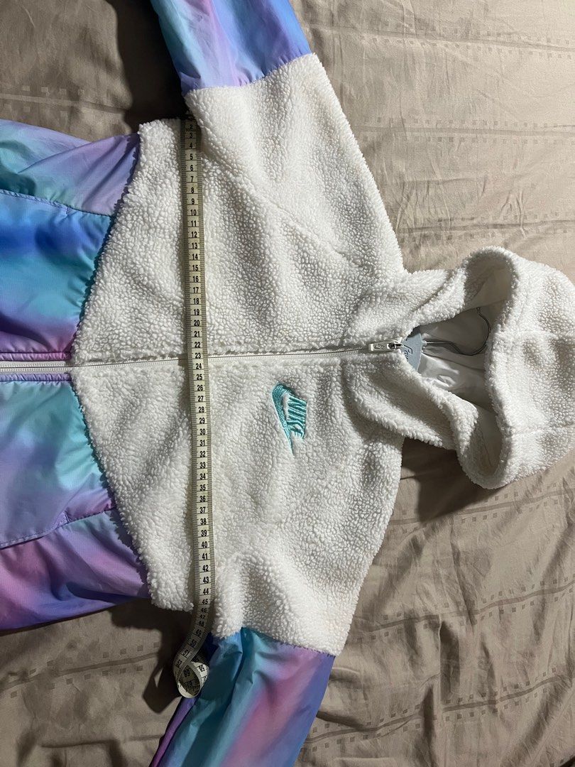 Nike Big Kids Girls Windrunner Sherpa Full Zip Jacket L Babies