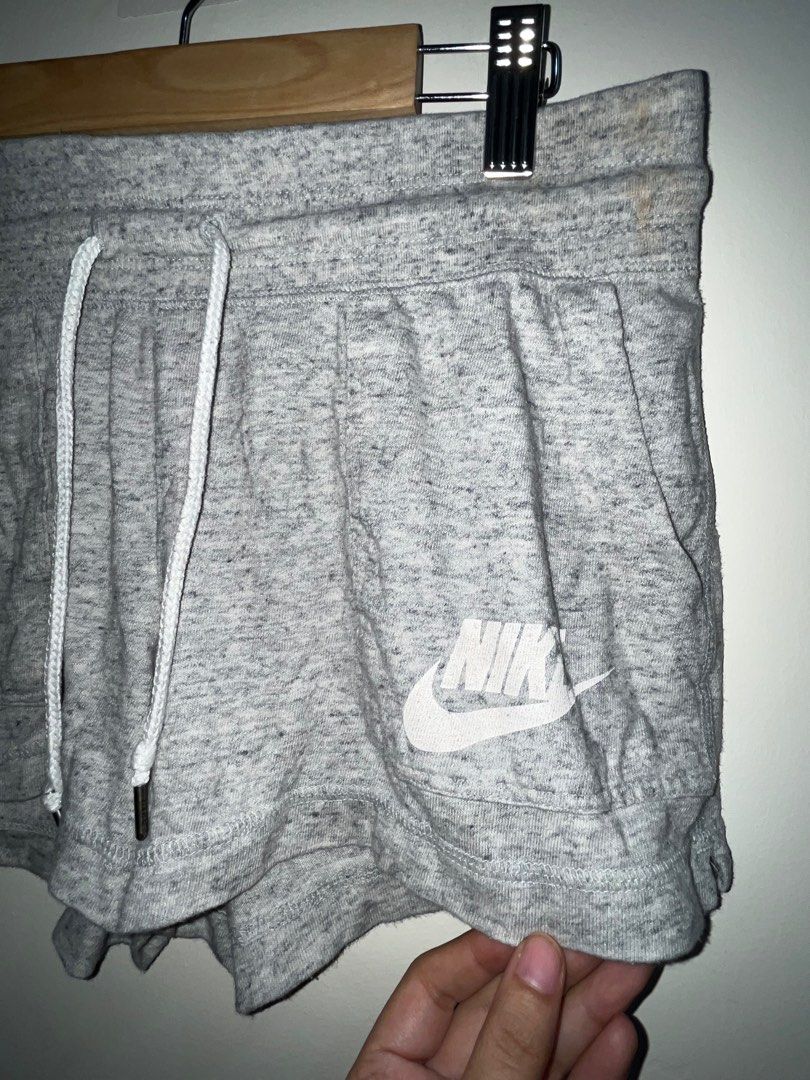 Nike gray 2024 cotton shorts