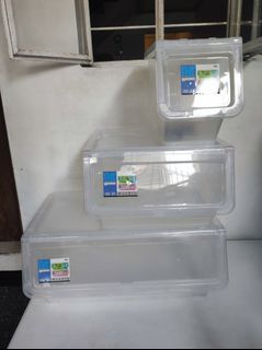 Nikko Fliptop Storage Box Transparent