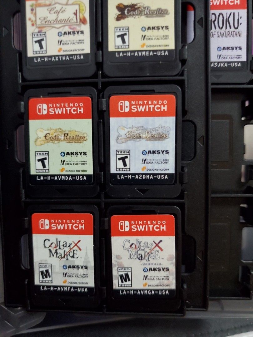 Nintendo switch outlet cartridge code