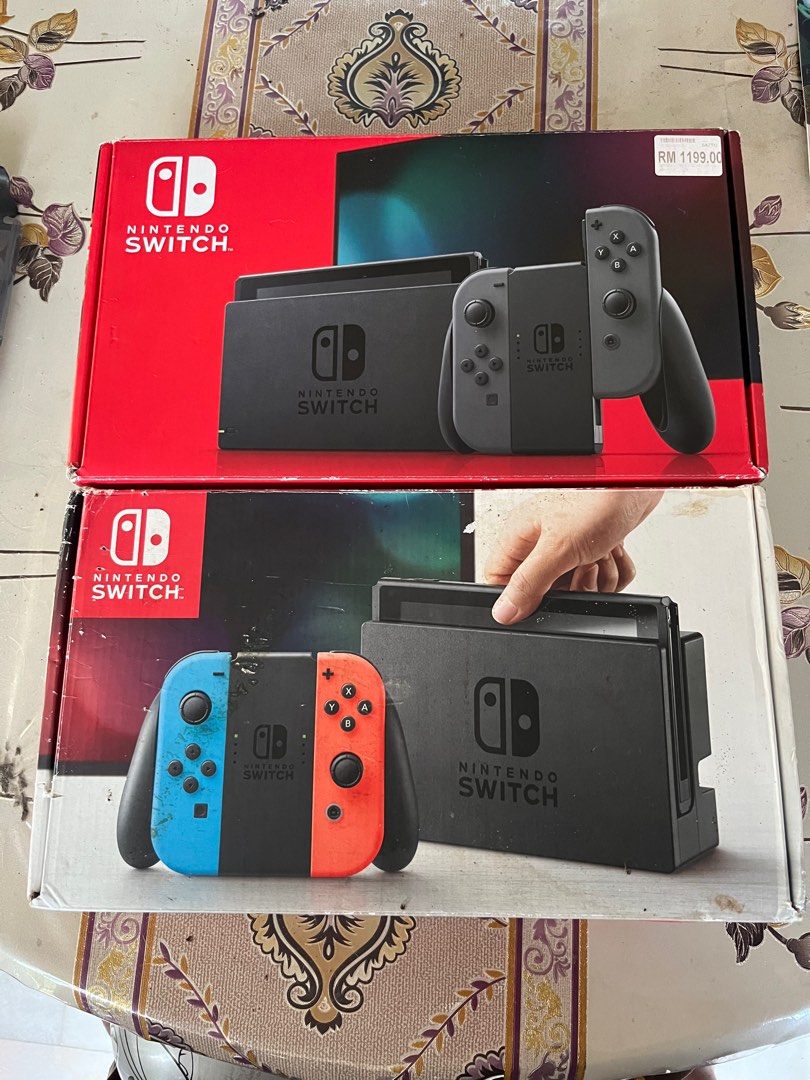 Nintendo Switch V1 jailbreak and V2 full set, Video Gaming, Video Game