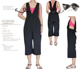 No Brand Black Jumpsuit