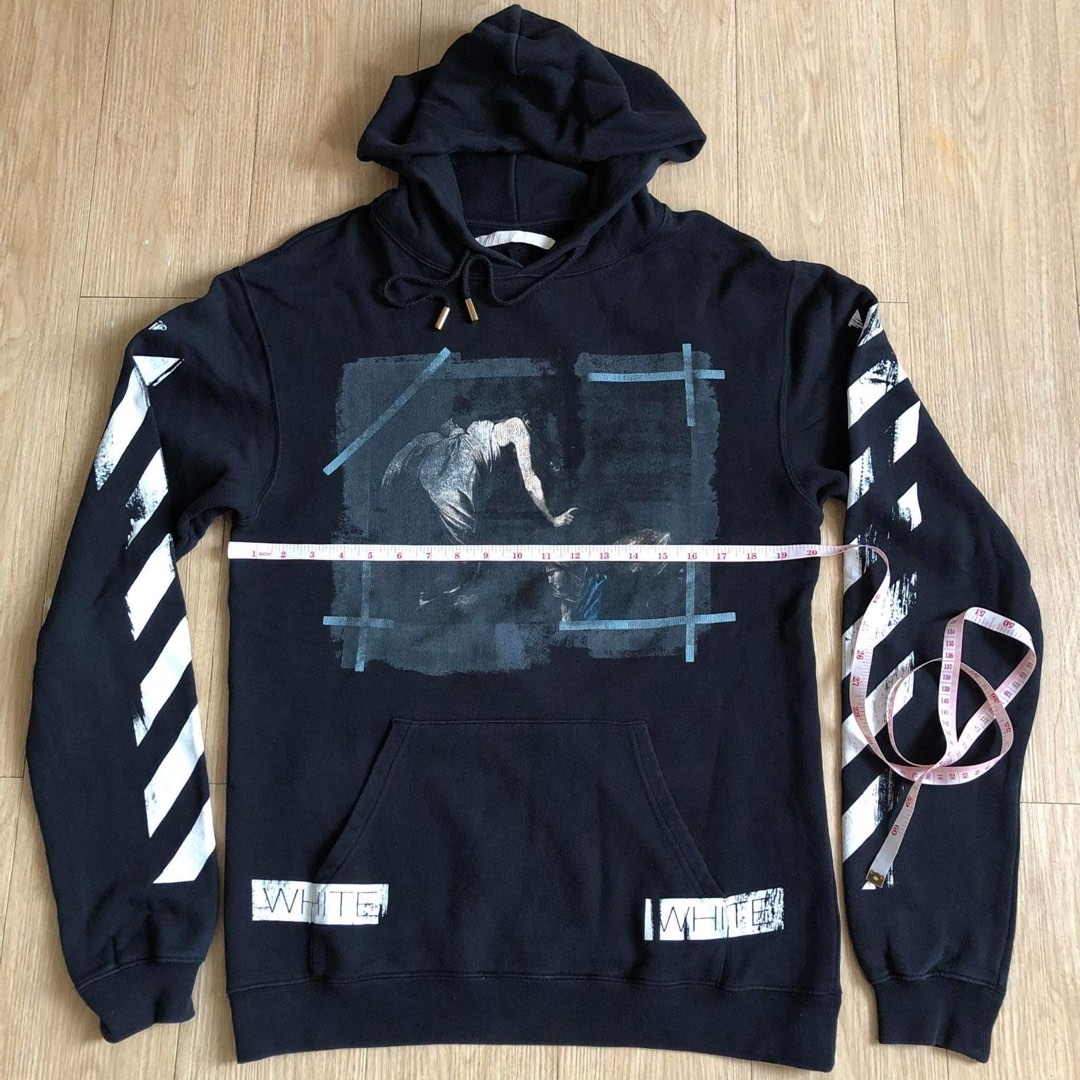 Off White SS16 Caravaggio hoodie Men s Fashion Activewear on