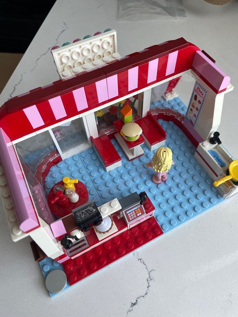 LEGO 3061 City Park Cafe Instructions, Friends