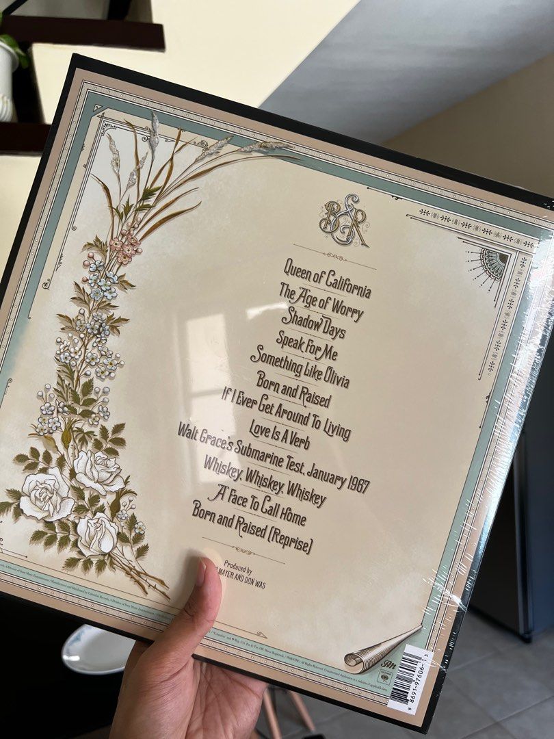 [ON HAND] John Mayer - Born and Raised (2LP + CD) (Category: Vinyls) located in Iloilo. Submitted by lexplay_records (Listing ID 1236293592, Image 3). Description: [AVAILABLE ON HAND] BRAND NEW JOHN MAYER - BORN AND RAISED 2LP (CD included) P2499 John Mayer’s critically acclaimed laid back album which features hits like “A Face to Call Home”, “Queen of California” and “Shadow Days”. They said for a collector, you must have at least 2 John Mayer a