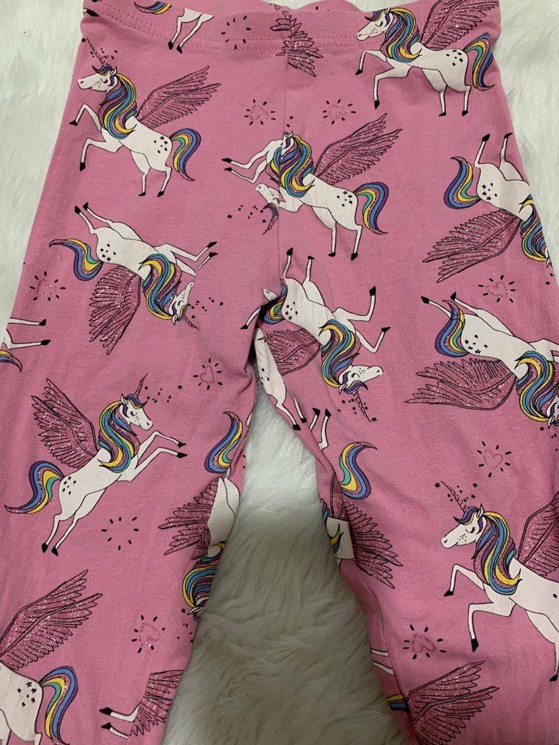 Matalan Little Girls Unicorn Leggings