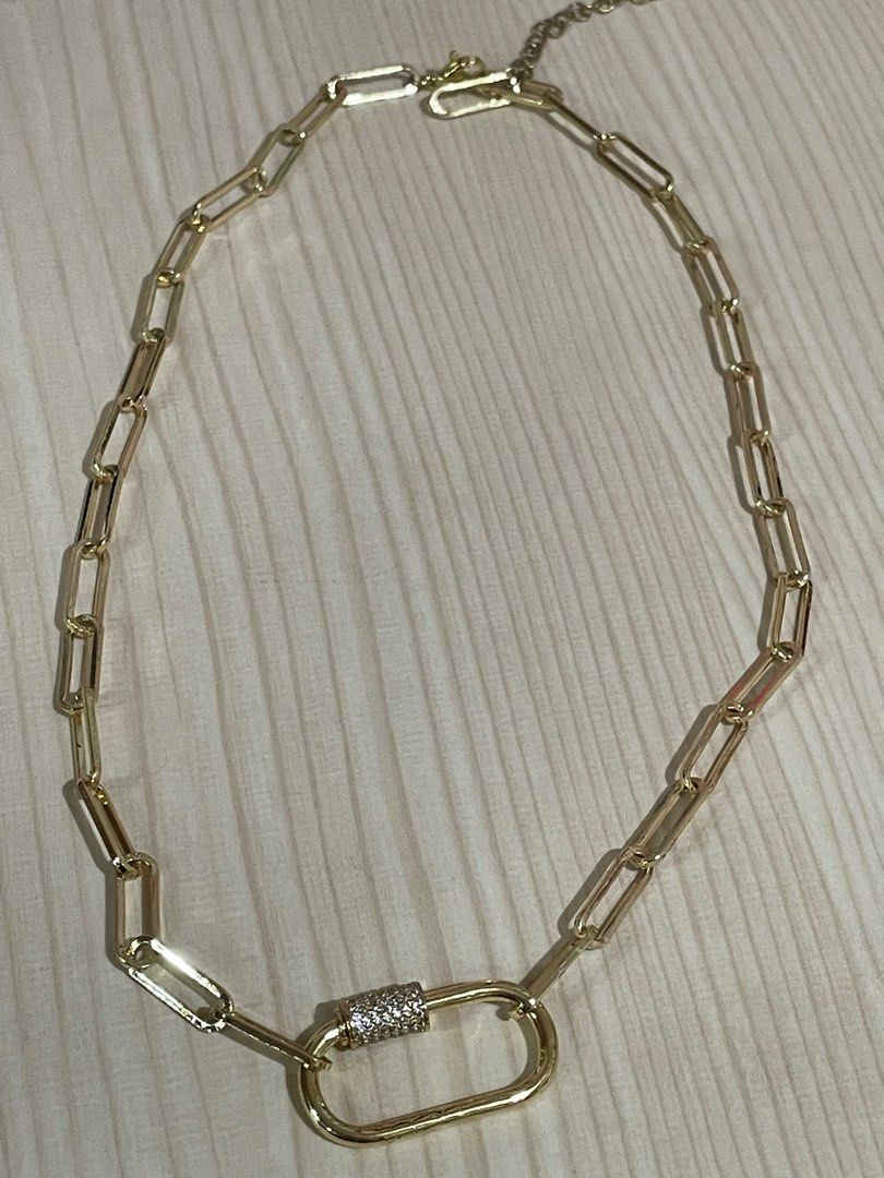 Paperclip with Carabiner Necklace (Category: Necklaces) located in Las Pinas. Submitted by ssuarez0 (Listing ID 1236373736, Image 1). Description: .